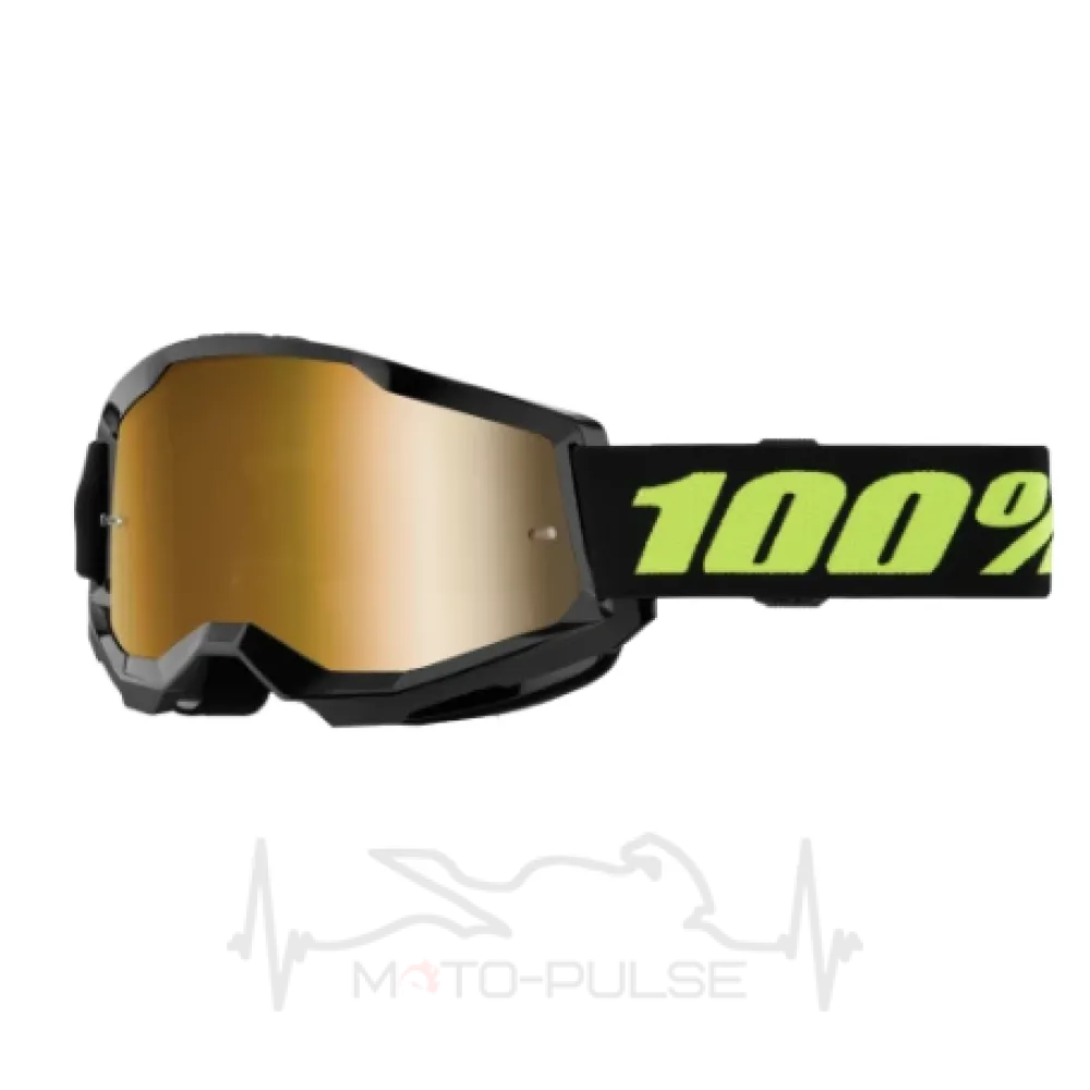 Окуляри 100% STRATA 2 Goggle Solar Eclipse - Mirror Gold Lens